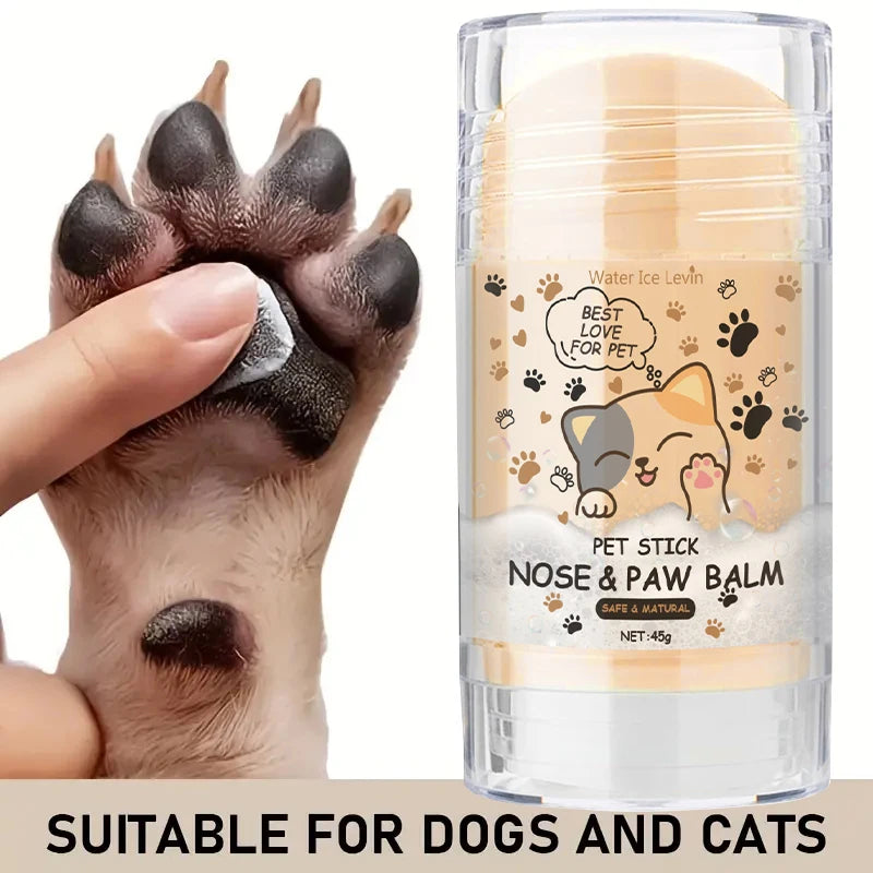 45g Dog Nose and Paw Pet Accessories Balm Dog Paw Cream Cats Dogs Paw Protector Cream Pet Feet Moisturizer Pet Crack Feet Repair