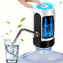 USB Rechargeable Electric Water Bottle Pump Automatic Drinking Water Dispenser with Power Switch Portable for Camping