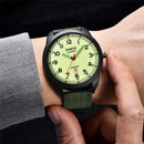 Original XINEW Brand Men Watches Students Fashion Nylon Band Sports Simple Date Quartz Watch Black Montre Homme Reloj Hombre