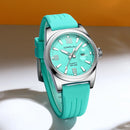 CRRJU Casual Quartz Wristwatch Fashion Waterproof Men's Watches Sport Silicone Strap Male Luminous Clock Relogio Masculino