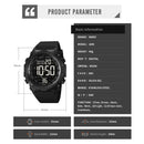 SKMEI 1845 Military Digital Waterproof Watch for Men LED Display Electronic Sport Mens Wristwatches Clock 1251 Reloj Masculino