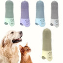 ESCOVA DE DENTES DE SILICONE PARA CÃES E GATOS