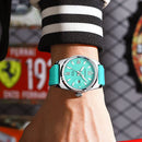 CRRJU Casual Quartz Wristwatch Fashion Waterproof Men's Watches Sport Silicone Strap Male Luminous Clock Relogio Masculino