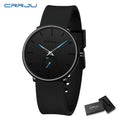 CRRJU Men Women Set Couple Fashion Casual Silicone Watches Ladies Simple Dial Quartz Wristwatches Dress Clock Montre Femme