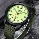 Original XINEW Brand Men Watches Students Fashion Nylon Band Sports Simple Date Quartz Watch Black Montre Homme Reloj Hombre