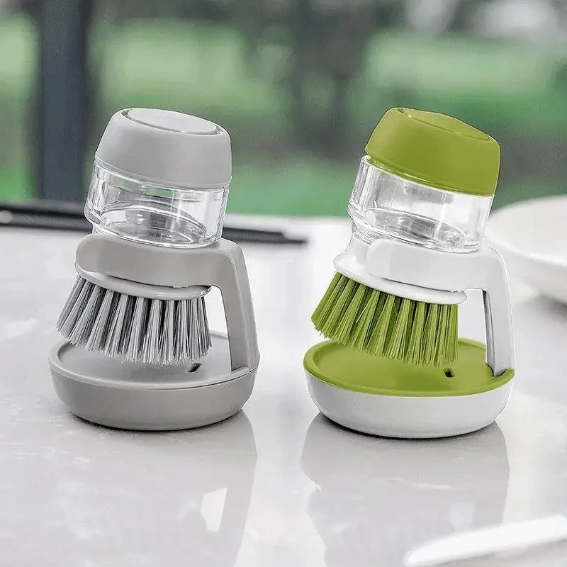 Escova para Lavar Louça com Dispenser de Sabão