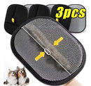 3pcs Pet Grooming Cleaning Glove Double-Sided Washing Dog Cat Glove Self Cleaning Hair Remover Massage Brush Cats Accessories