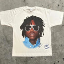 2026 American Trendy Hip Hop Street Style T-Shirt Unisex Celebrity Portrait Print Tee Kanye Photo Top Plus Size Clothing Adult
