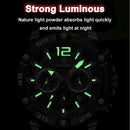 POEDAGAR Original Fashion Men's Watches Waterproof Luminous Chronograph Date Sports Man Wristwatch High Quality Quartz Men Watch