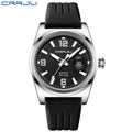 CRRJU Casual Quartz Wristwatch Fashion Waterproof Men's Watches Sport Silicone Strap Male Luminous Clock Relogio Masculino