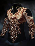 Camisa masculina de manga comprida com estampa