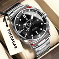 POEDAGAR Luxury Trendy Men Watch Waterproof Luminous Date Stainless Steel Male Watch Quartz Business Sports Men's Watches Reloj