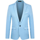 Men's Casual Business Suit Set Wedding Groomsmen Cross-Border Cotton Standard Fit Youth Trend Spring Autumn Seasonal Wear