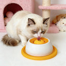Interactive Pet Hide Food Toy Fun Licking Slow Feeder Bowl Anti Slip Ball Shaped Bone Broth Lick Bowl Anxiety Relief Training