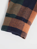 Vintage Plaid Long Sleeve Flannel Shirt Men's Spring Fall Loose Casual Top