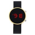 Fashion Women Digital Wrist Watches Simple Round Dial Led Watch for Woman Casual Sport Ladies Electronic Clock reloj digital