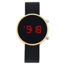 Fashion Women Digital Wrist Watches Simple Round Dial Led Watch for Woman Casual Sport Ladies Electronic Clock reloj digital