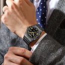 POEDAGAR Sports Men Wristwatch Week Date Stainless Steel Casual Man Watch Luminous Waterproof Quartz Fashion Men's Watches Reloj