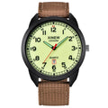 Original XINEW Brand Men Watches Students Fashion Nylon Band Sports Simple Date Quartz Watch Black Montre Homme Reloj Hombre