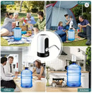 USB Rechargeable Electric Water Bottle Pump Automatic Drinking Water Dispenser with Power Switch Portable for Camping