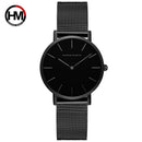 Hannah Martin New 2021 Top Brand Luxury Japan Quartz Wristwatch Stainless Steel Rose Gold Waterproof Watch for Women reloj mujer