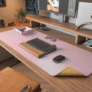 Desk Mat de Couro Dupla Face