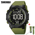 SKMEI 1845 Military Digital Waterproof Watch for Men LED Display Electronic Sport Mens Wristwatches Clock 1251 Reloj Masculino