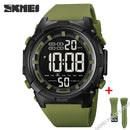 SKMEI 1845 Military Digital Waterproof Watch for Men LED Display Electronic Sport Mens Wristwatches Clock 1251 Reloj Masculino