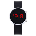 Fashion Women Digital Wrist Watches Simple Round Dial Led Watch for Woman Casual Sport Ladies Electronic Clock reloj digital