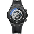 CHENXI New Watches Mens Luxury Brand Big Dial Watch Men Creative Dial Waterproof Quartz Wristwatch Sports Chronograph Clock Date