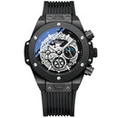 CHENXI New Watches Mens Luxury Brand Big Dial Watch Men Creative Dial Waterproof Quartz Wristwatch Sports Chronograph Clock Date