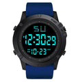YIKAZE Multifunction Men's Sports Watch LED Digital Watch Big Dial Waterproof Luminous Men Sport Watch Electronic Watches