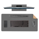 Desk Mat de Couro Dupla Face